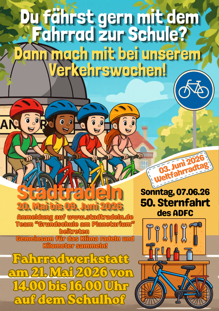 Verkehrswochen an der Grundschule am Planetarium